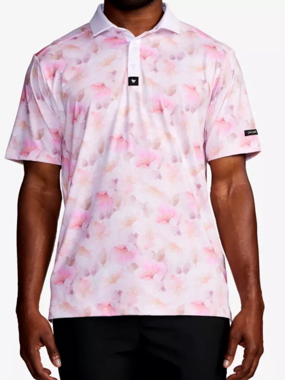 Bad Birdie Men’s Short Sleeve Shirt Top Polo Golf Performance Sportswear Large